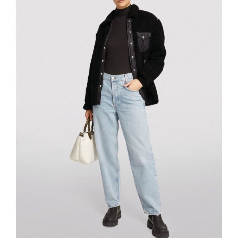 Rag & Bone Faux Fur Black Jacket